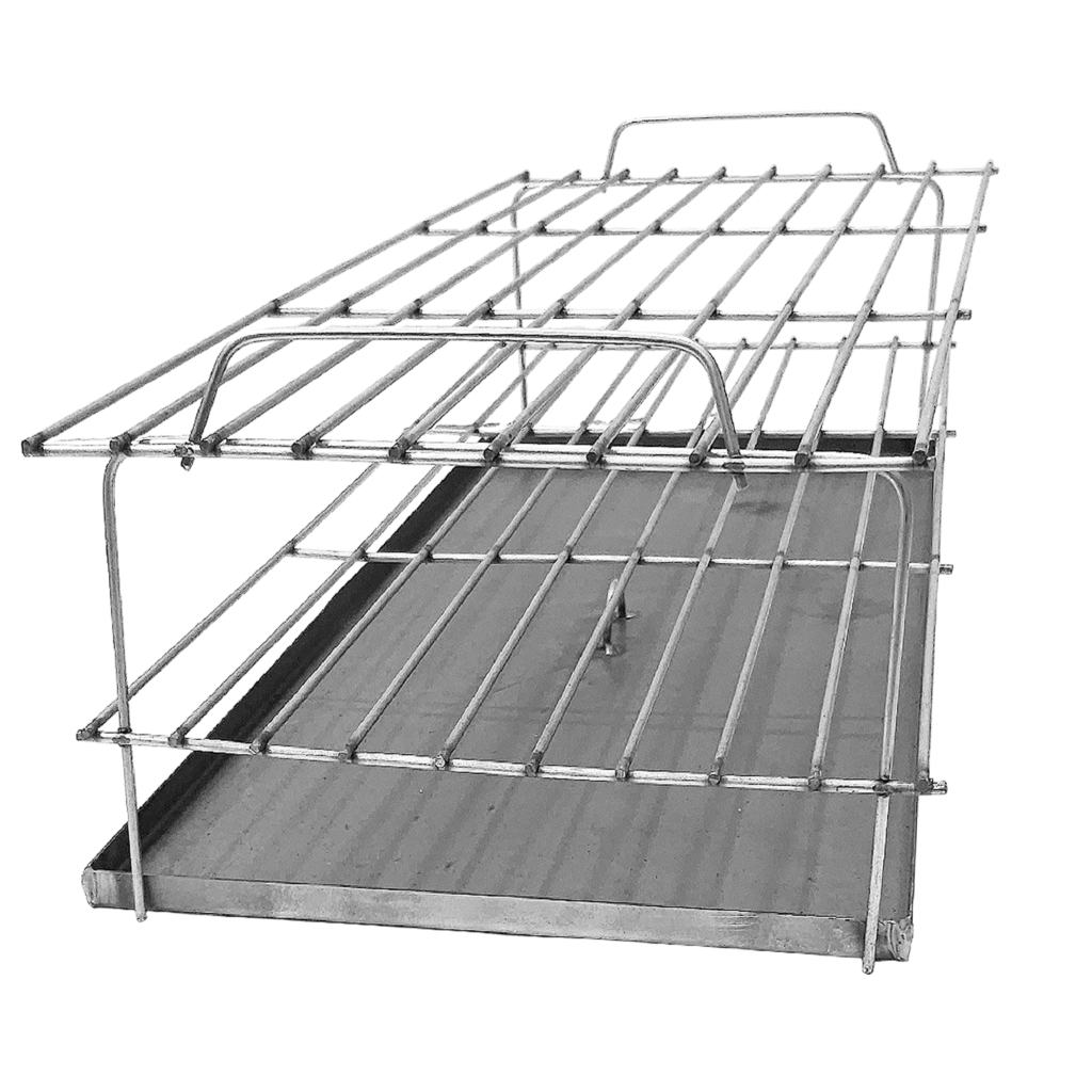 Коптильня 2-х ярусная, для горячего копчения  45x30x25 — фото 2